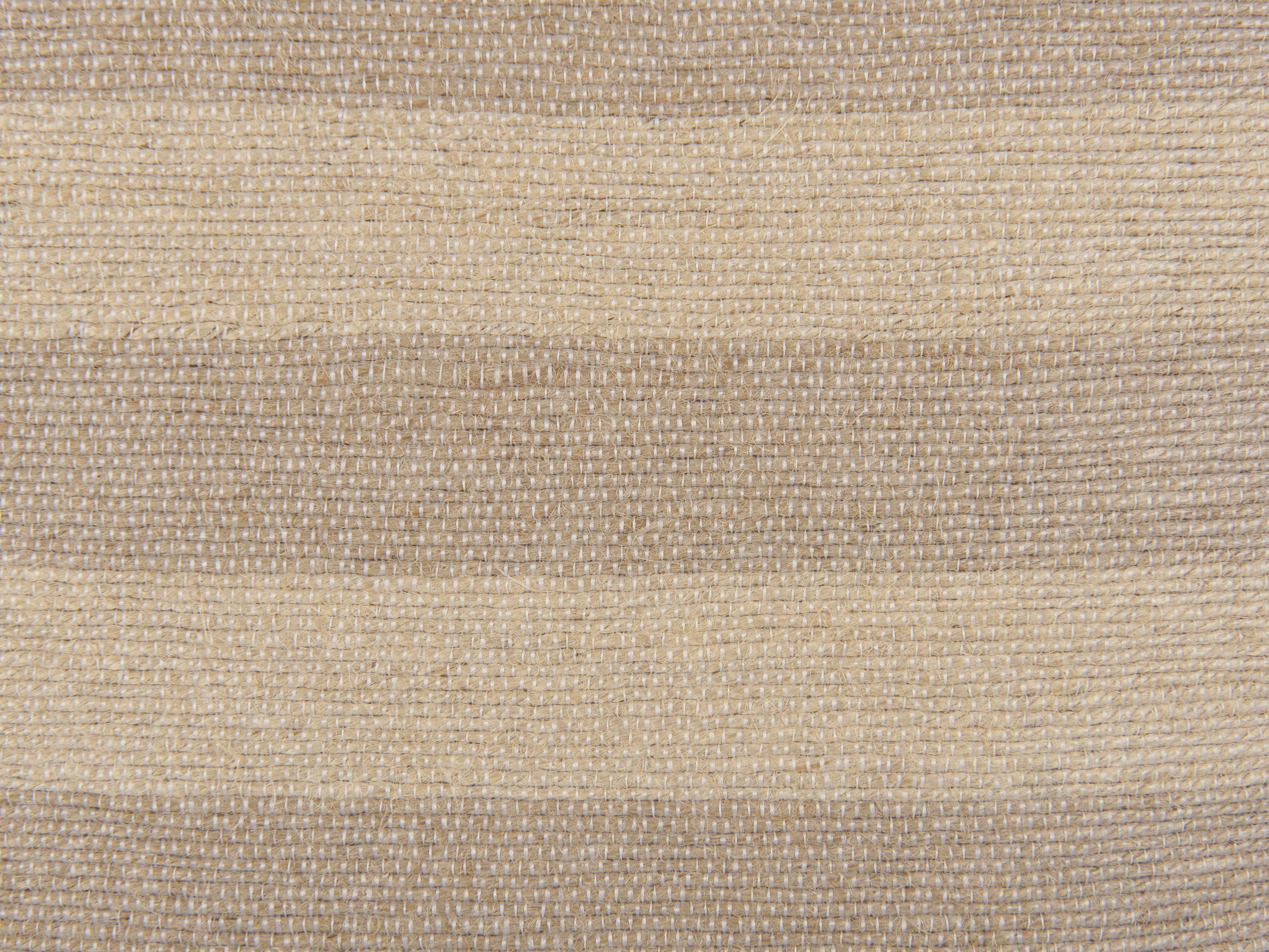 Set van 2 sierkussens CIRSIUM Jute 45 x 45 cm Beige gestreept
