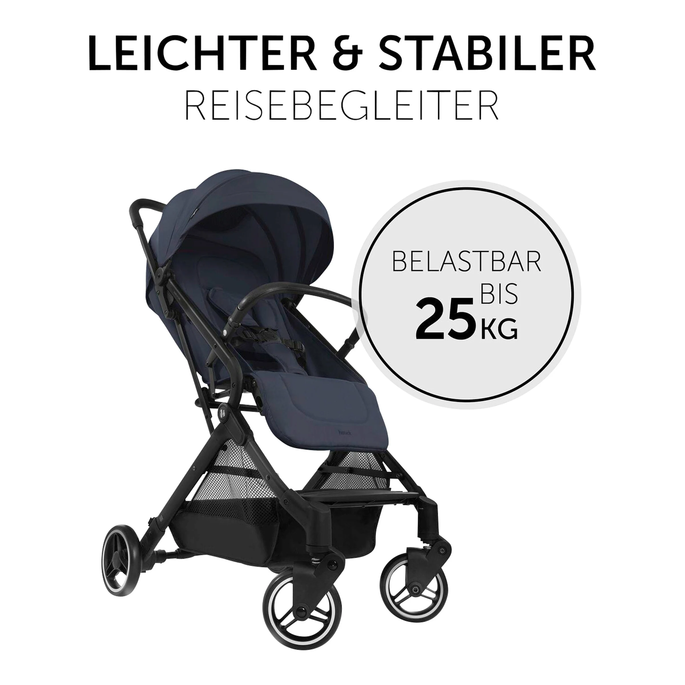 Hauck Buggy TravelNCare dark navy blue