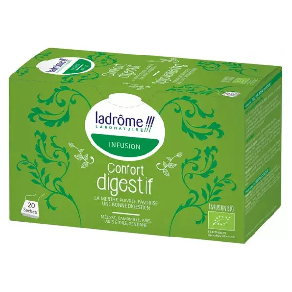 Ladrome Organic Digestive Comfort Infusion 20 sachês