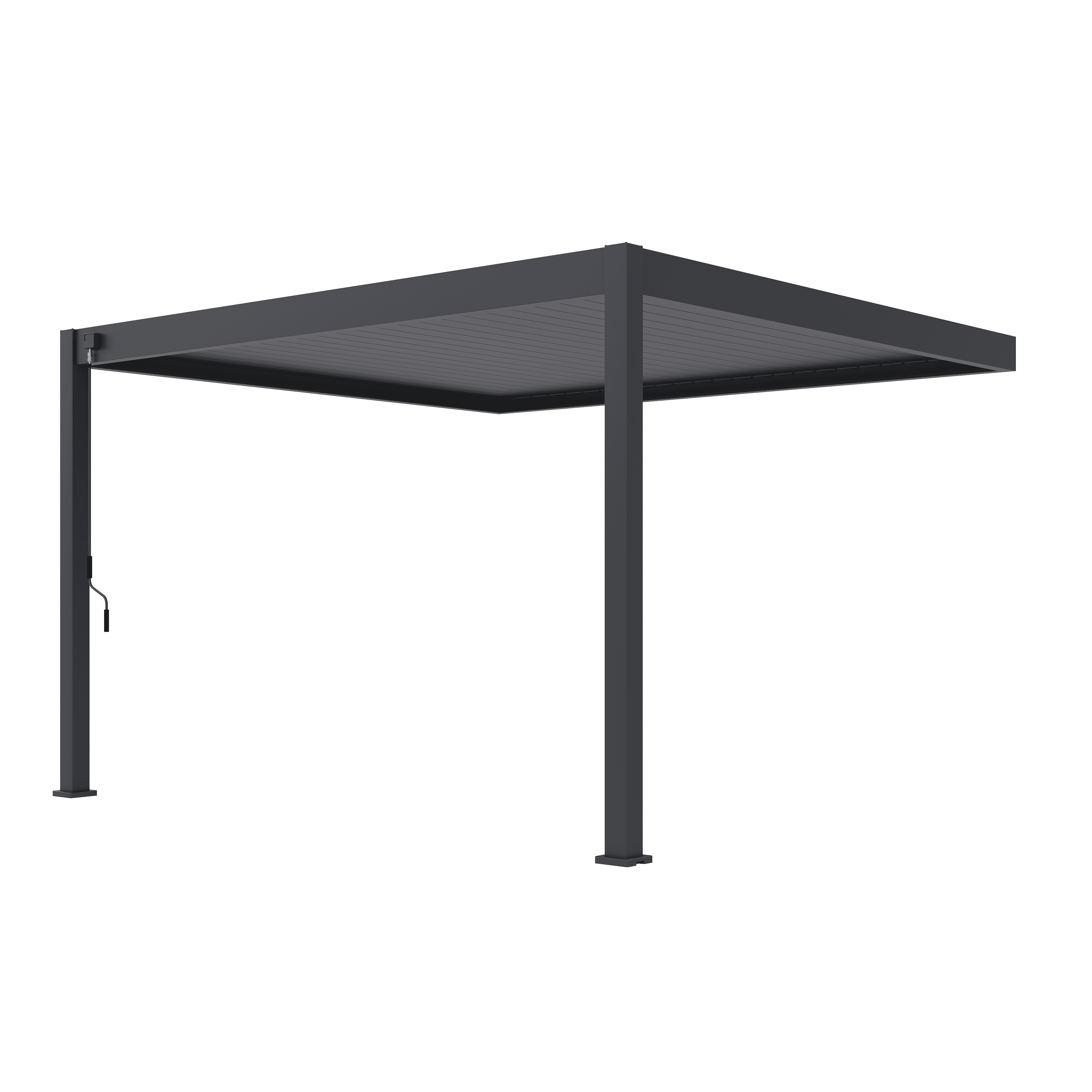 Orion Deluxe 360 x 400 cm muur terrasoverkapping - Anthracite