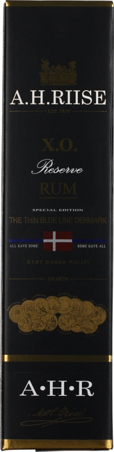 A.H. RIISE XO THIN BLUE LINE RUM 70CL