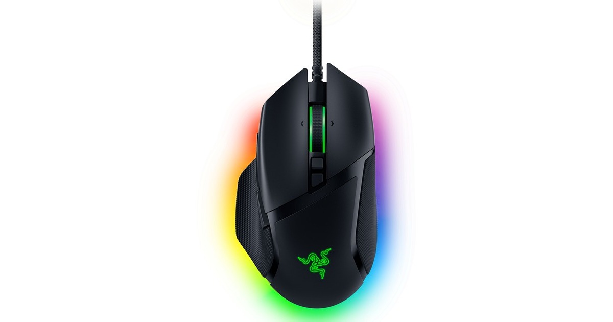 RazerBasilisk V3 gaming muis  (Zwart, 26.000 dpi, RGB leds)