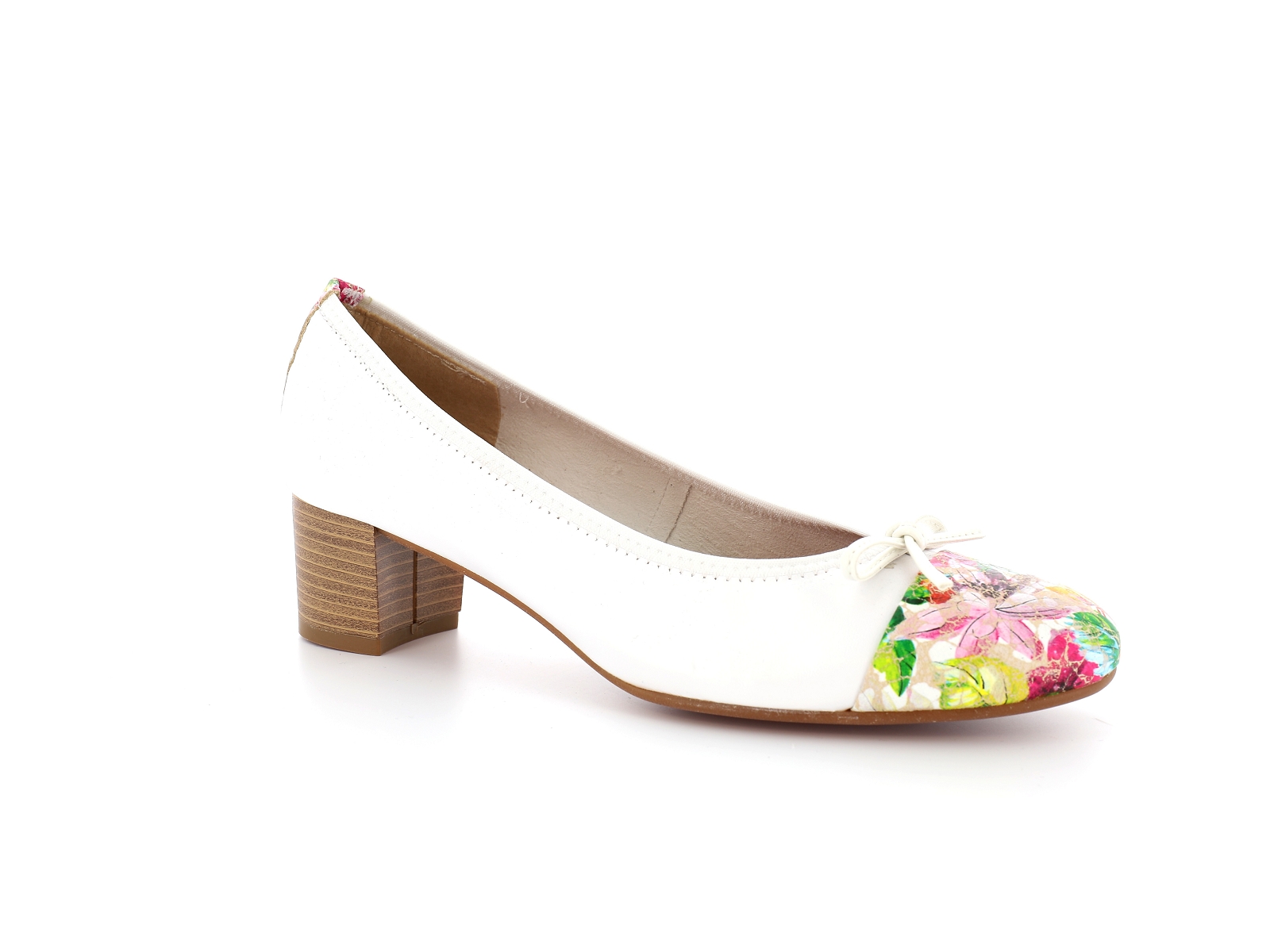 Cavargna shoes-TAMARA Cuir Blanc multi