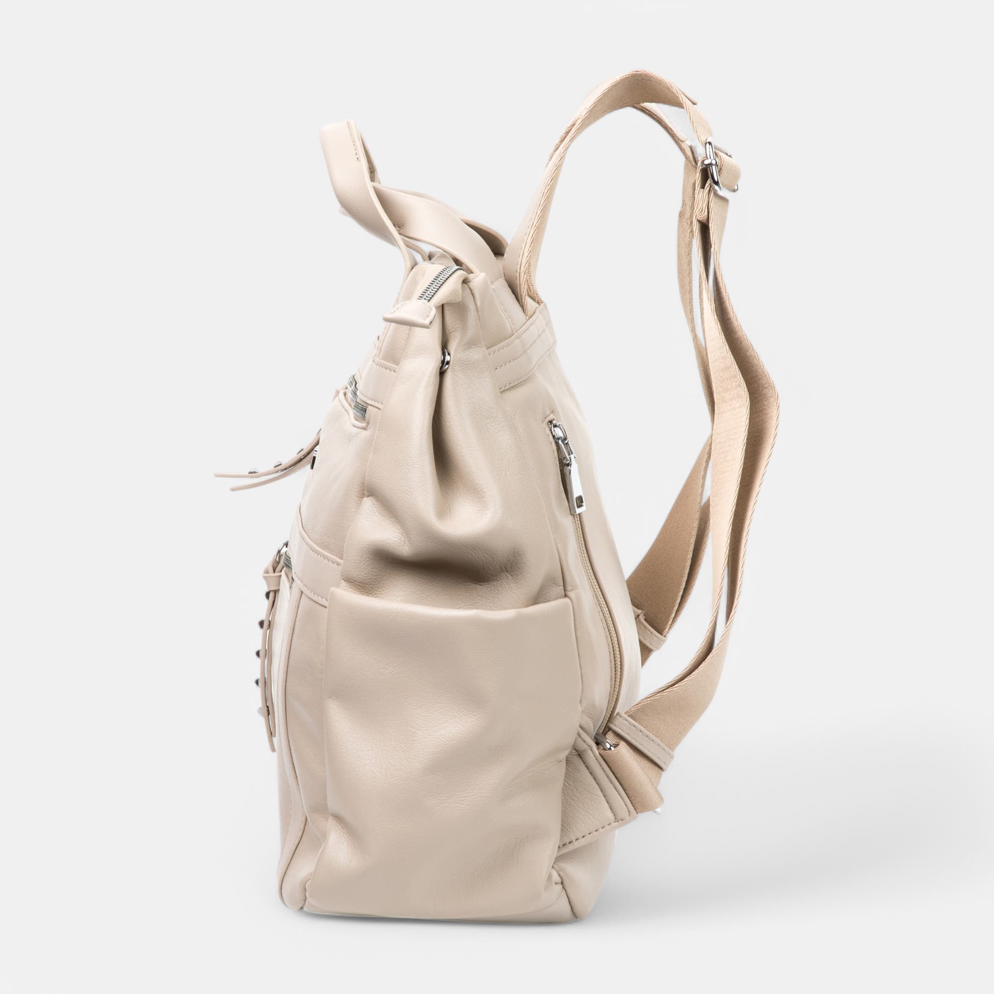Sac à dos beige