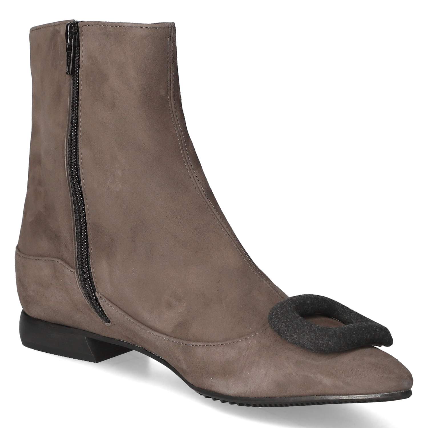 Brunate Stiefeletten - grau