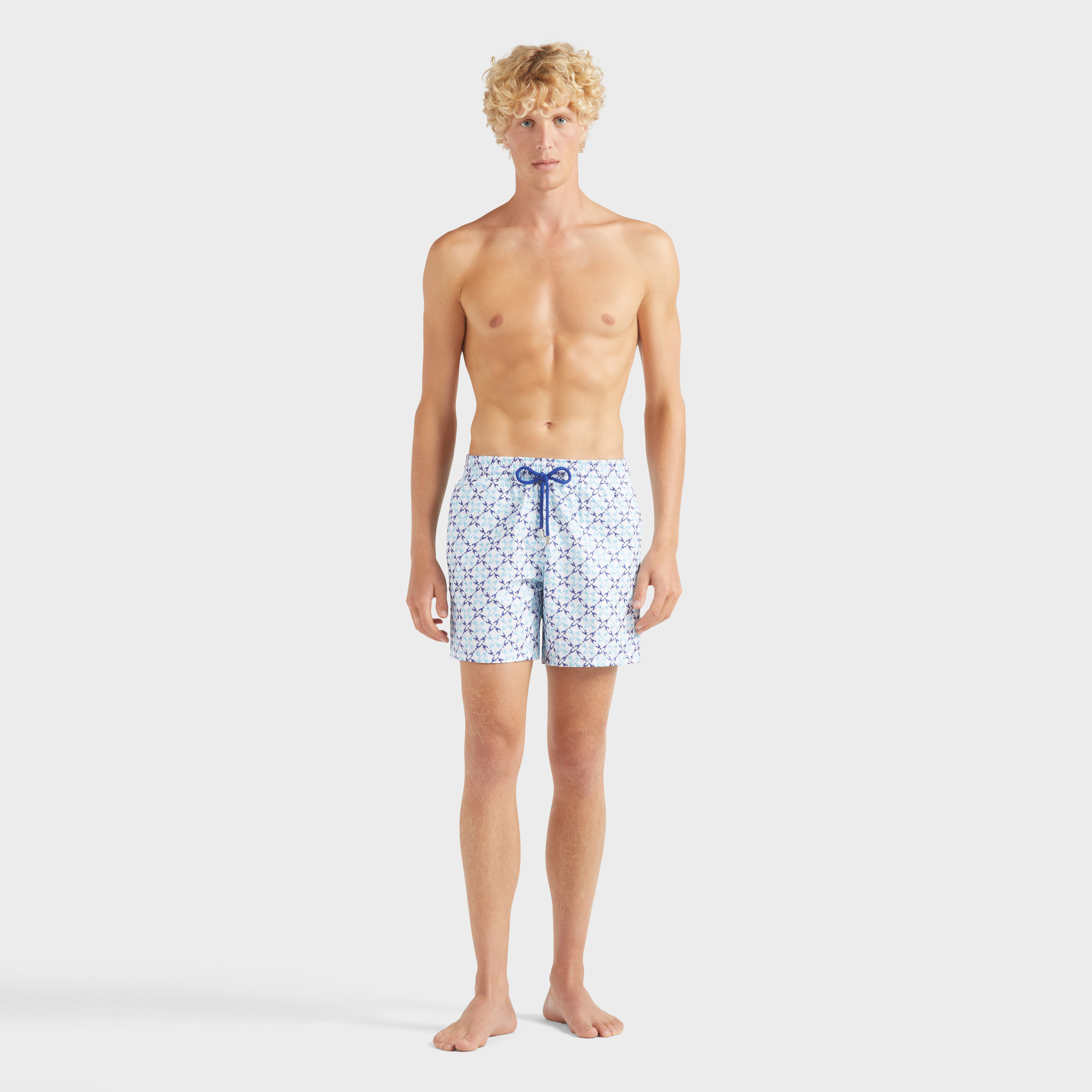 Maillot de bain homme brodé Homard Pixel - Edition Limitée