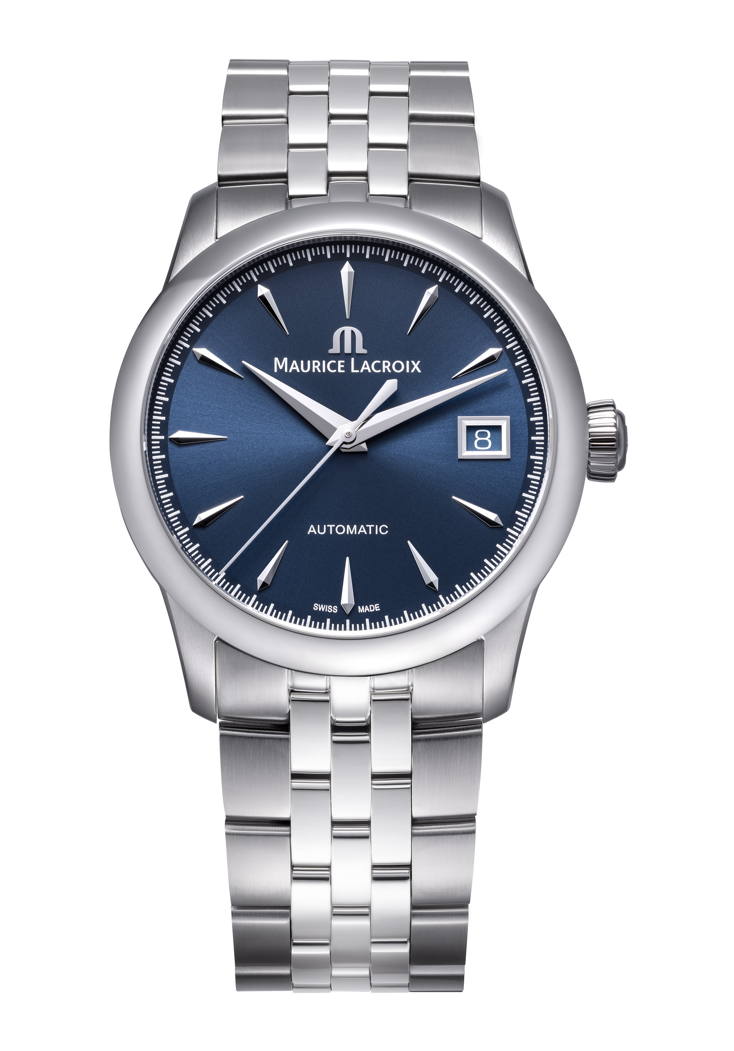 Maurice Lacroix 1975 Automatik Date 36mm Blau