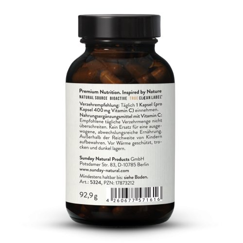 Sunday Natural Products  Vitamin C Komplex Ultra Bioflavonoide