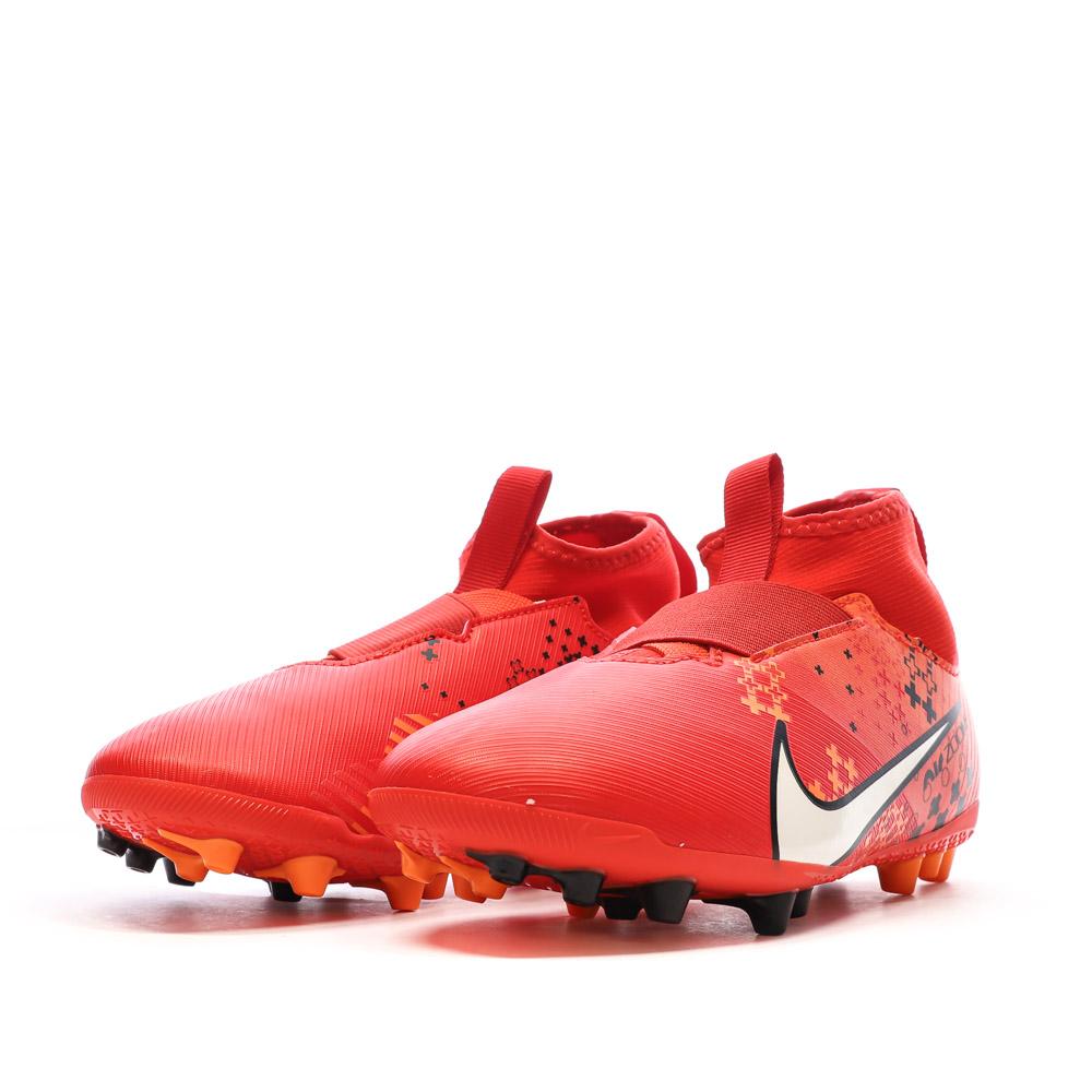 Nike Chaussures de Foot Rouges Junior Nike Zoom Superfly 9 Acad AG
