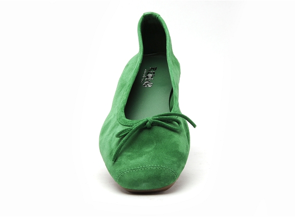 Reqins ballerines femme harmonie cuir velours vert