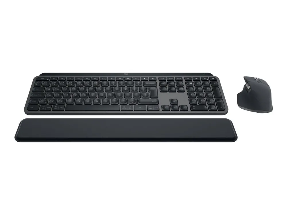 Logitech® | MX Keys S Combo  - Tastatur og mus-sæt - bagbelyst - trådløs - Bluetooth LE - QWERTY - Nordisk layout - Graphite
