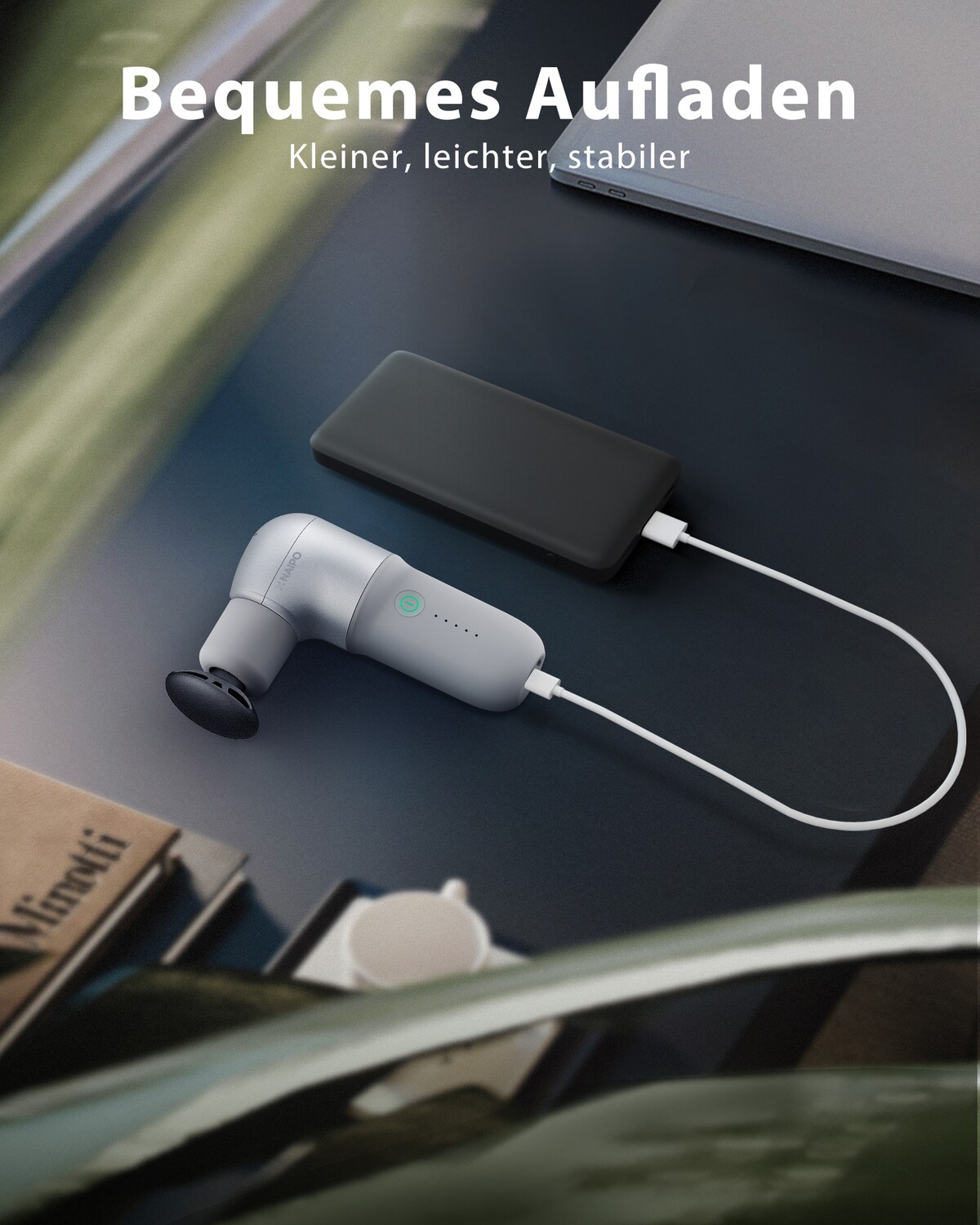Massagepistole Mini, Naipo Tragbares Muskelmassagepistole Elektrische für Nacken