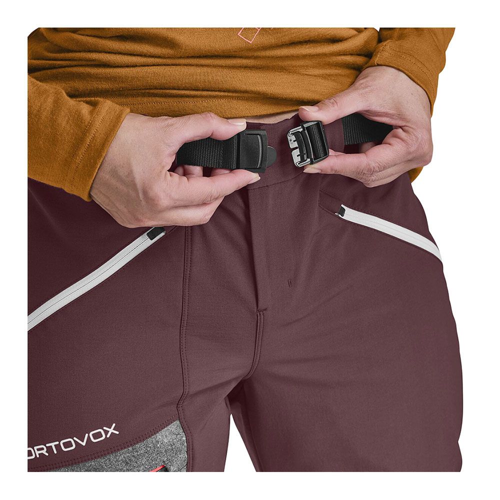 Ortovox CEVEDALE - Pantalon ski Femme black raven