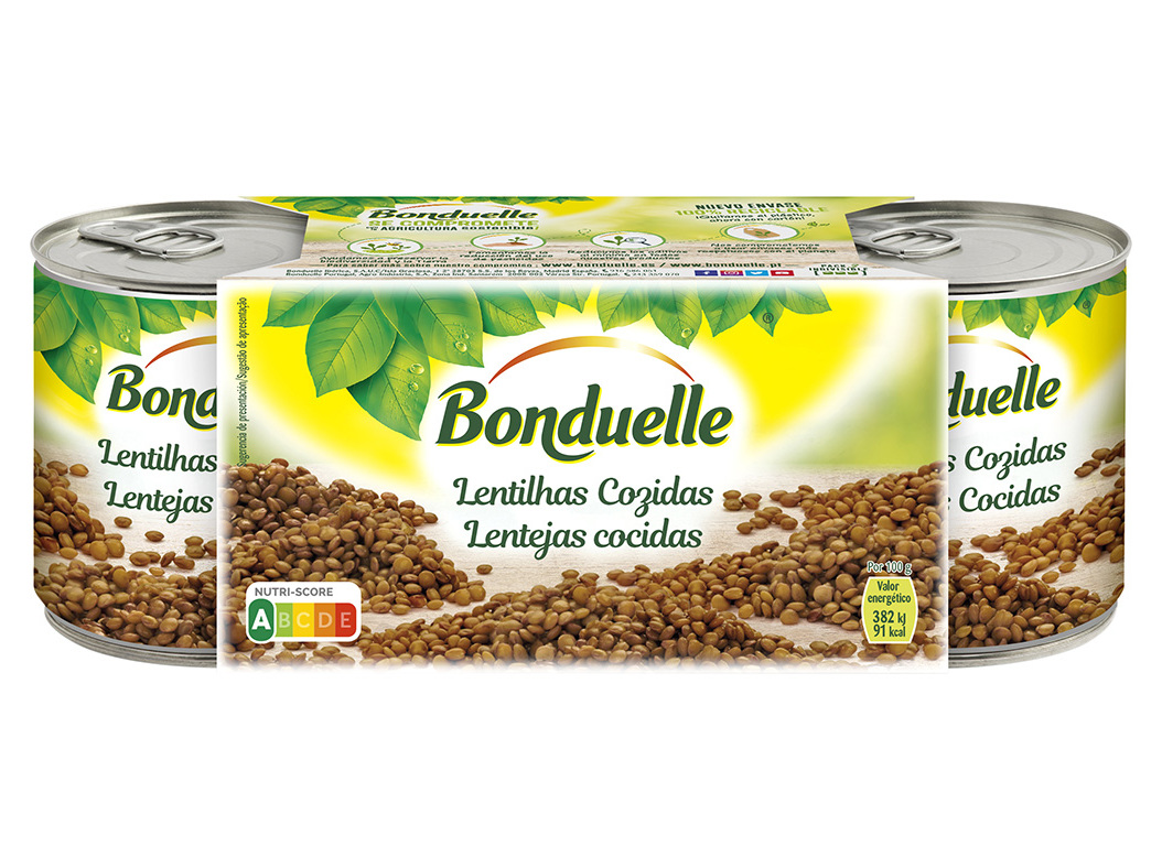 LENTILHAS BONDUELLE PREPARADAS 3X200(130)G