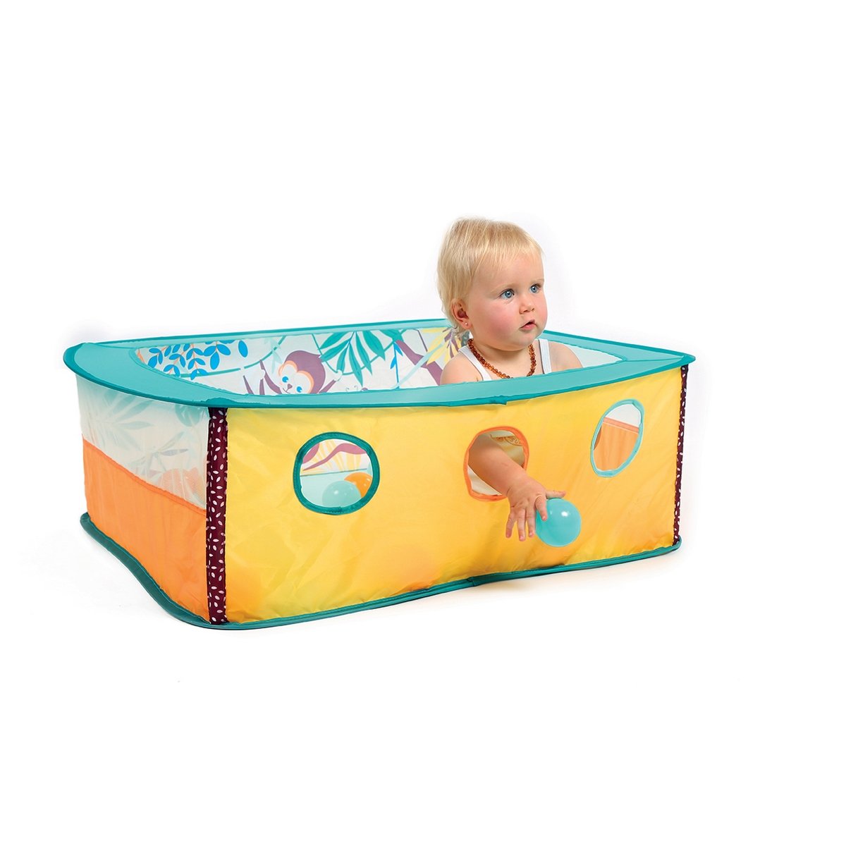 Piscine à balles jungle