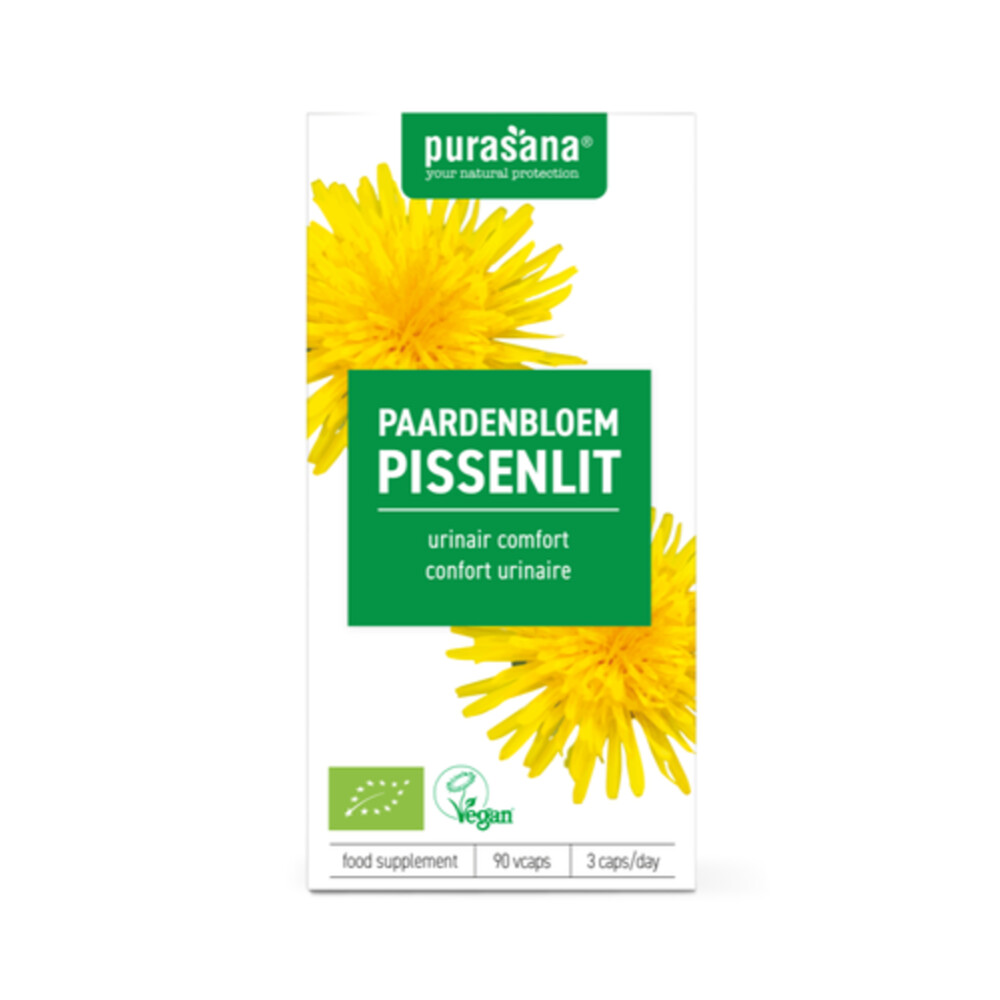 Purasana Single Plants Powders Paardenbloem Extract Bio90 capsules