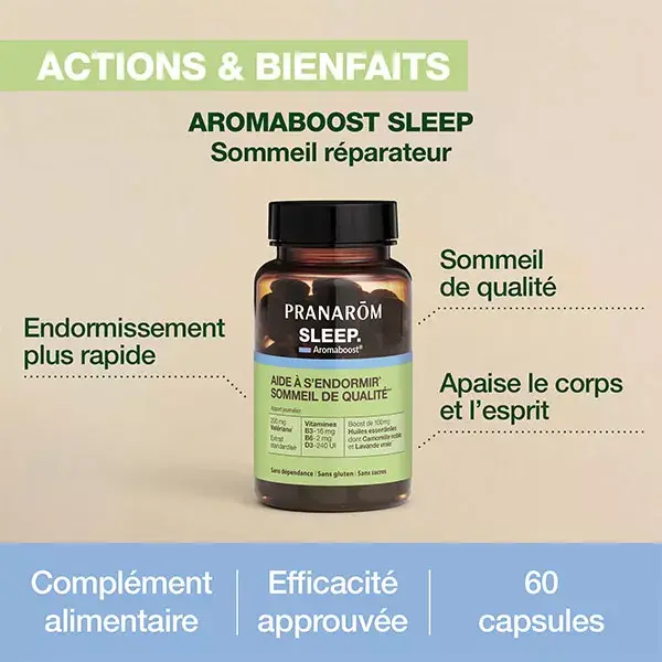 Pranarom Aromaboost Sleep Sleep 60 Cápsulas