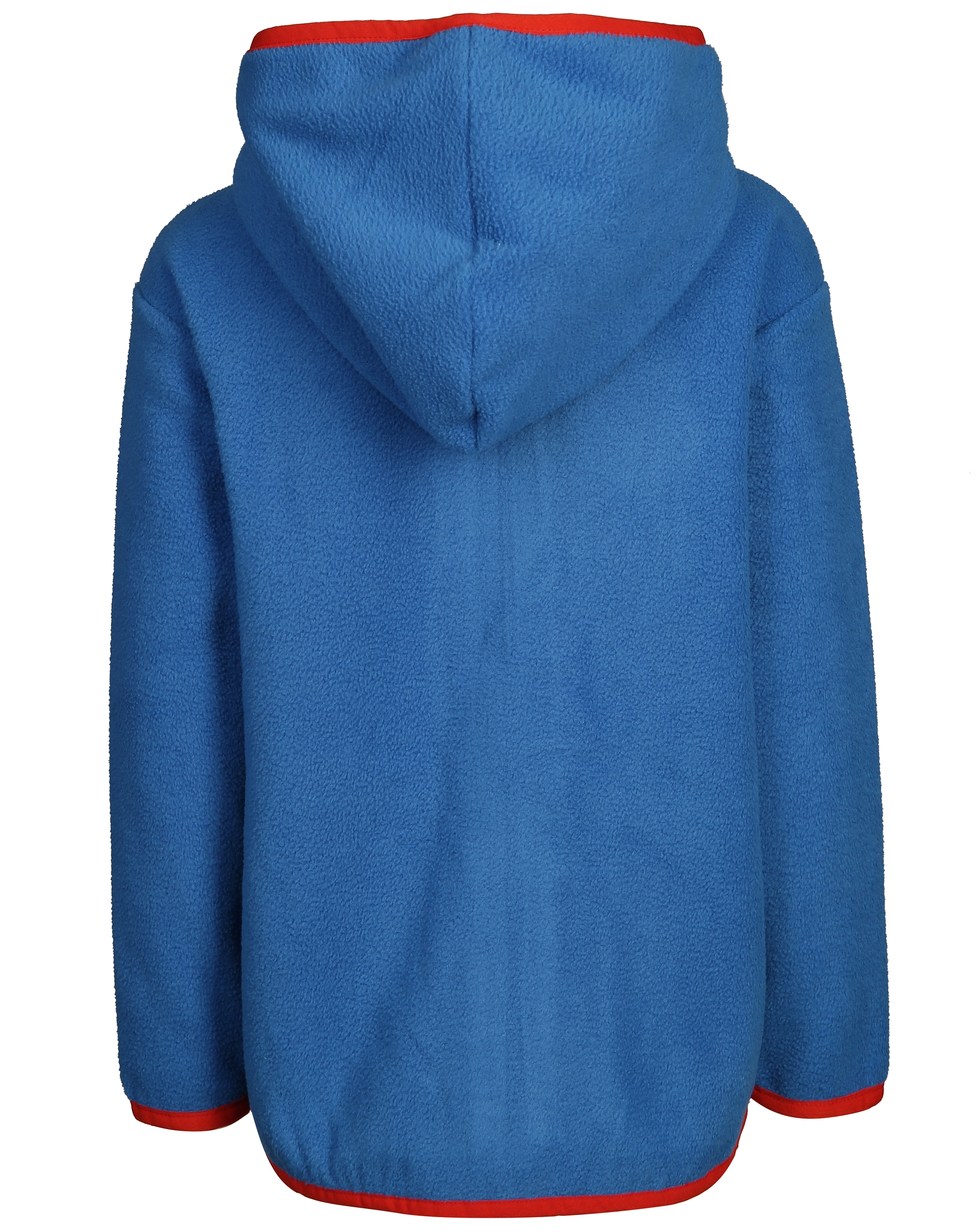 Fleece-Jacke POCKET mit Kapuze in hellblau
