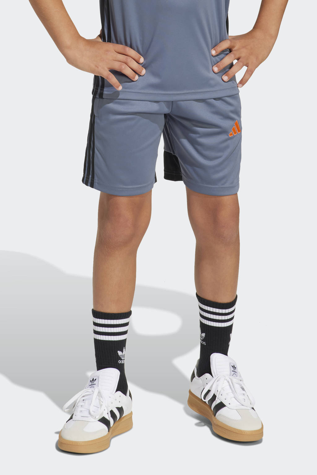 adidas voetbalshort Tiro 25 Essentials antraciet/oranje