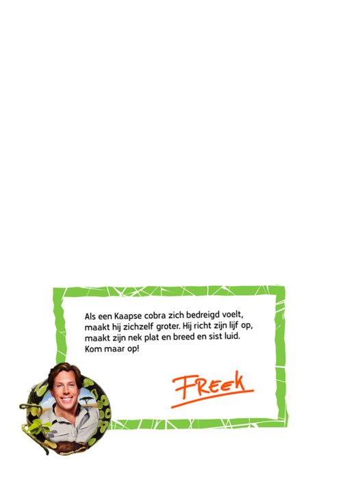 Freek Vonk | Denken aan kaart | Slang