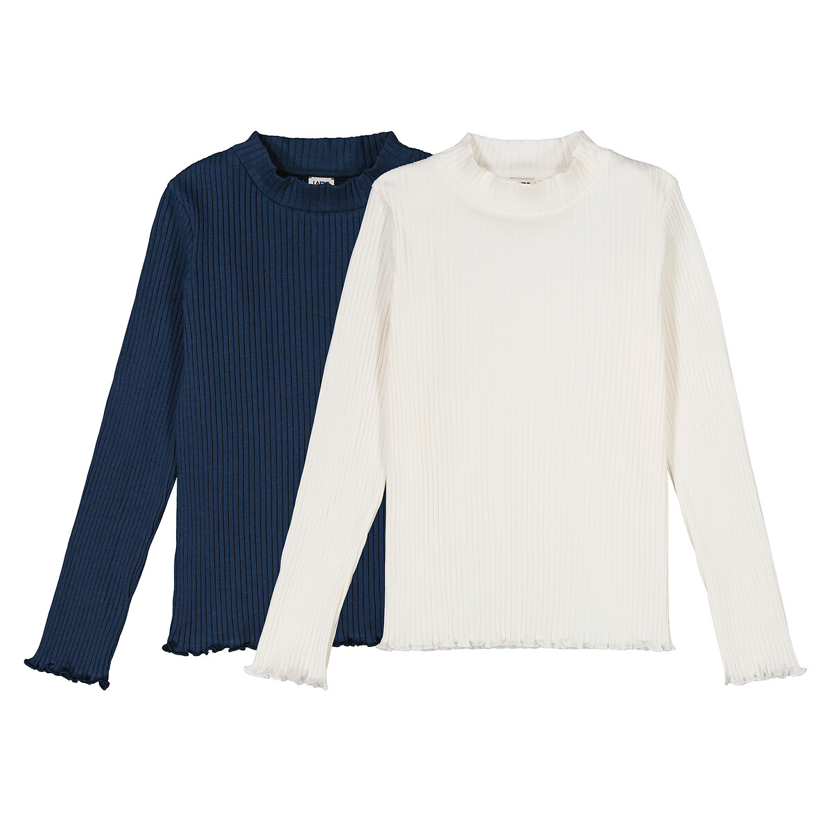 COLEÇÃO LA REDOUTE<br>Conjunto de 2 suéteres com gola alta