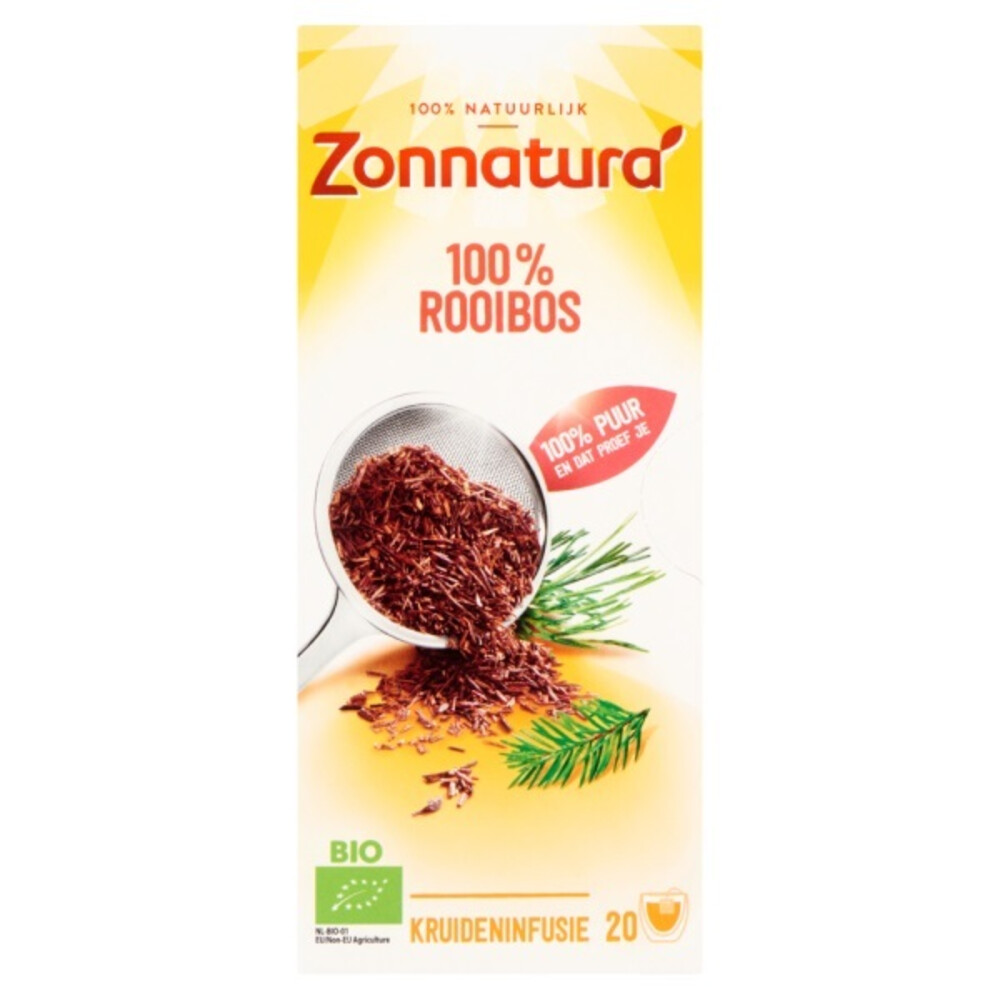 Zonnatura Thee Rooibos Bio 20 stuks