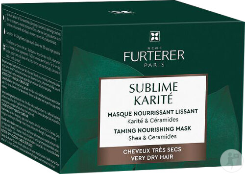 René Furterer Sublime Karité Masque Nourrissant Lissant Karité & Céramides Cheveux Très Secs 200ml