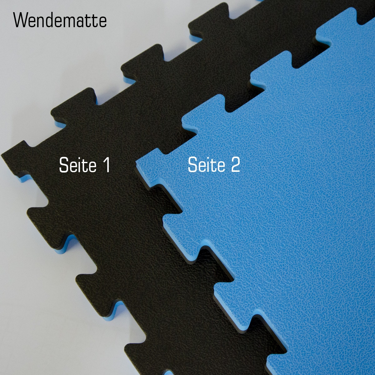 90x90cm XL Trainingsmatte - 25mm dicke Sportmatte mit Rand