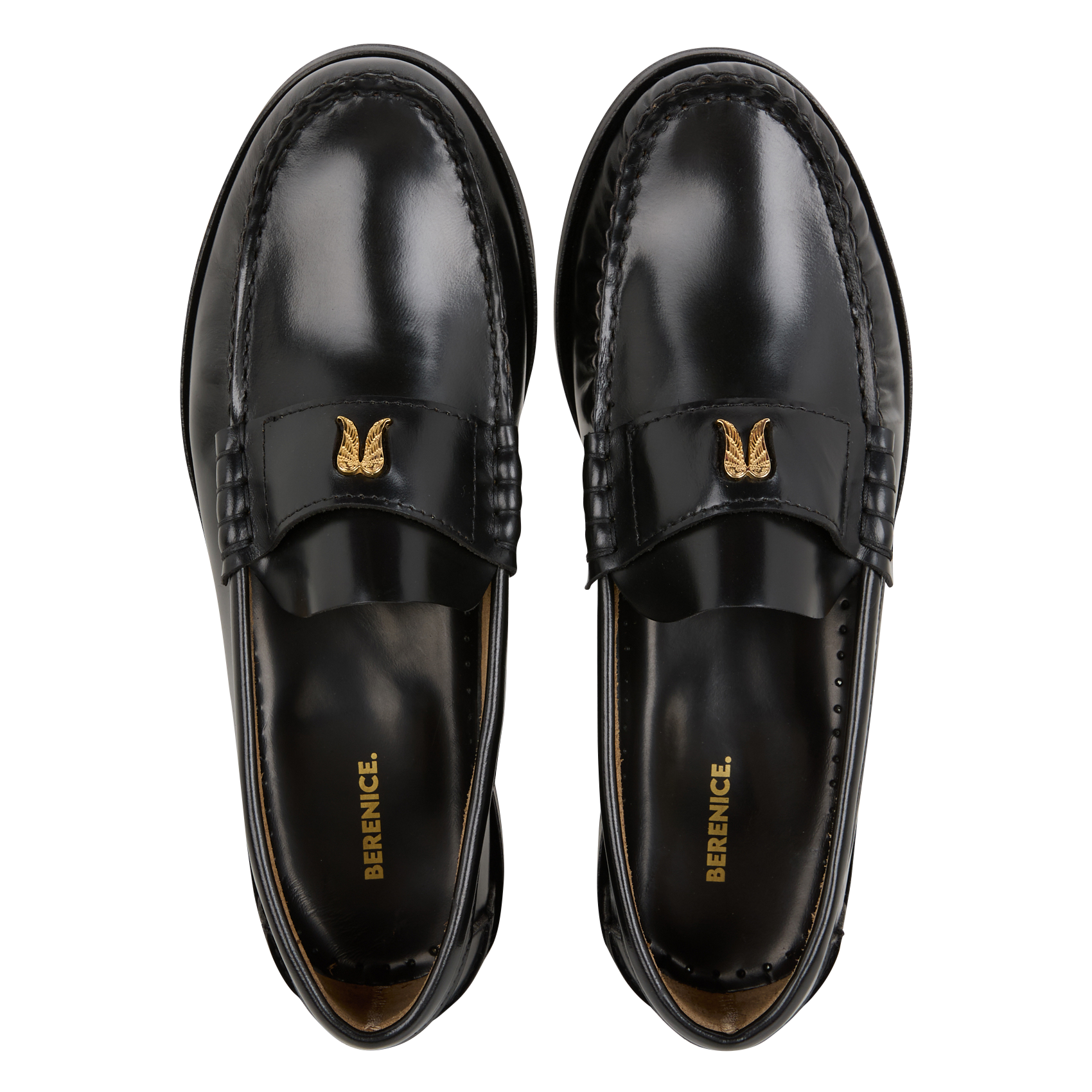 OSSIA - Mocassins en cuir| Noir