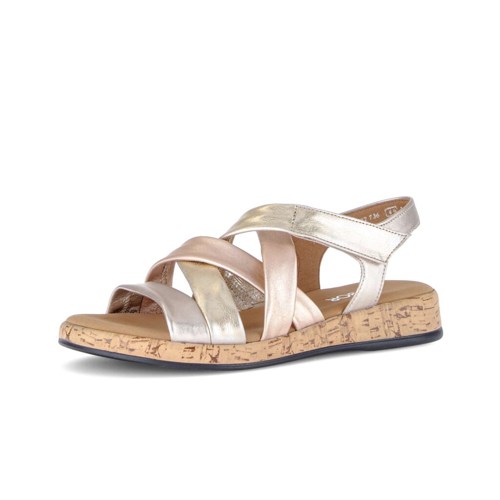 Sandal met riempjes multicolour