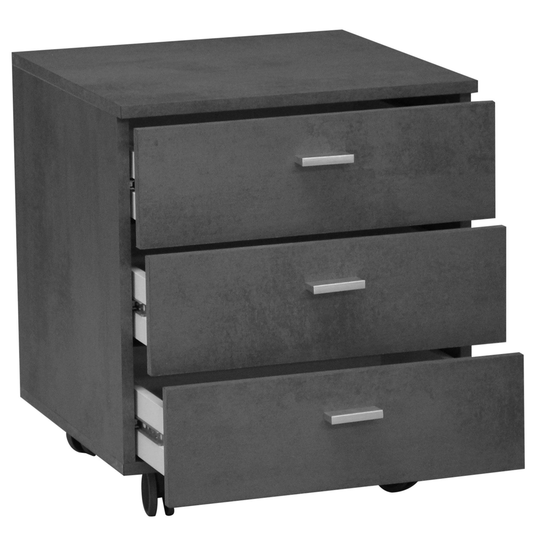 Rollcontainer - Graphitoptik - 45 cm
