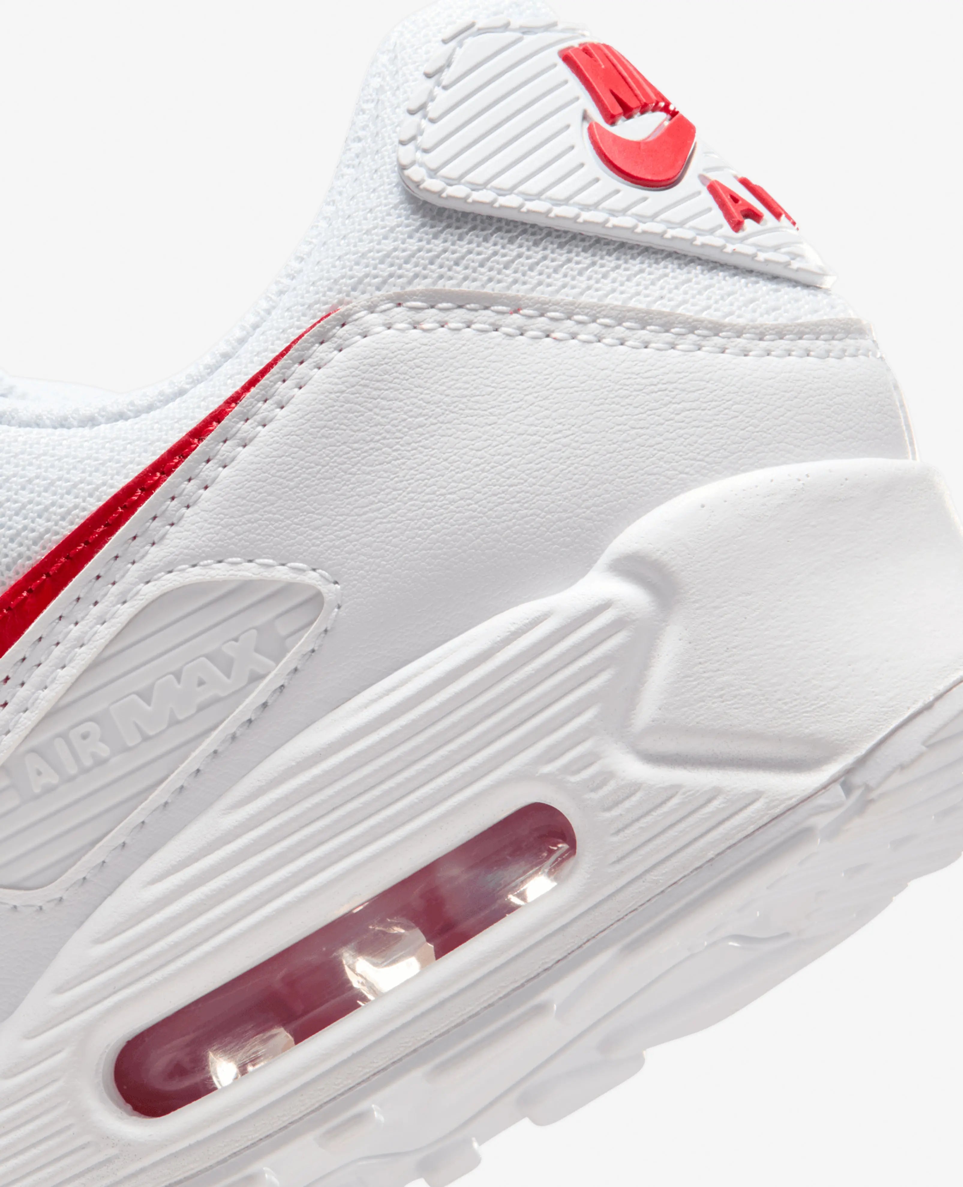 Nike Air Max 90 (WHITE/UNIVERSITY RED-WHITE)