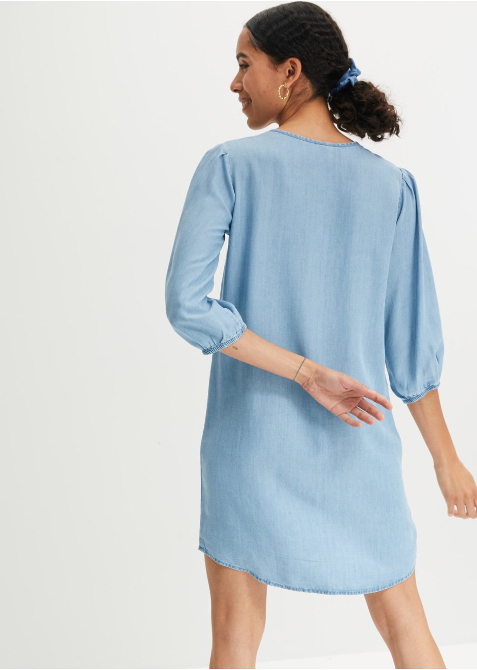 Robe en jean en Lyocell