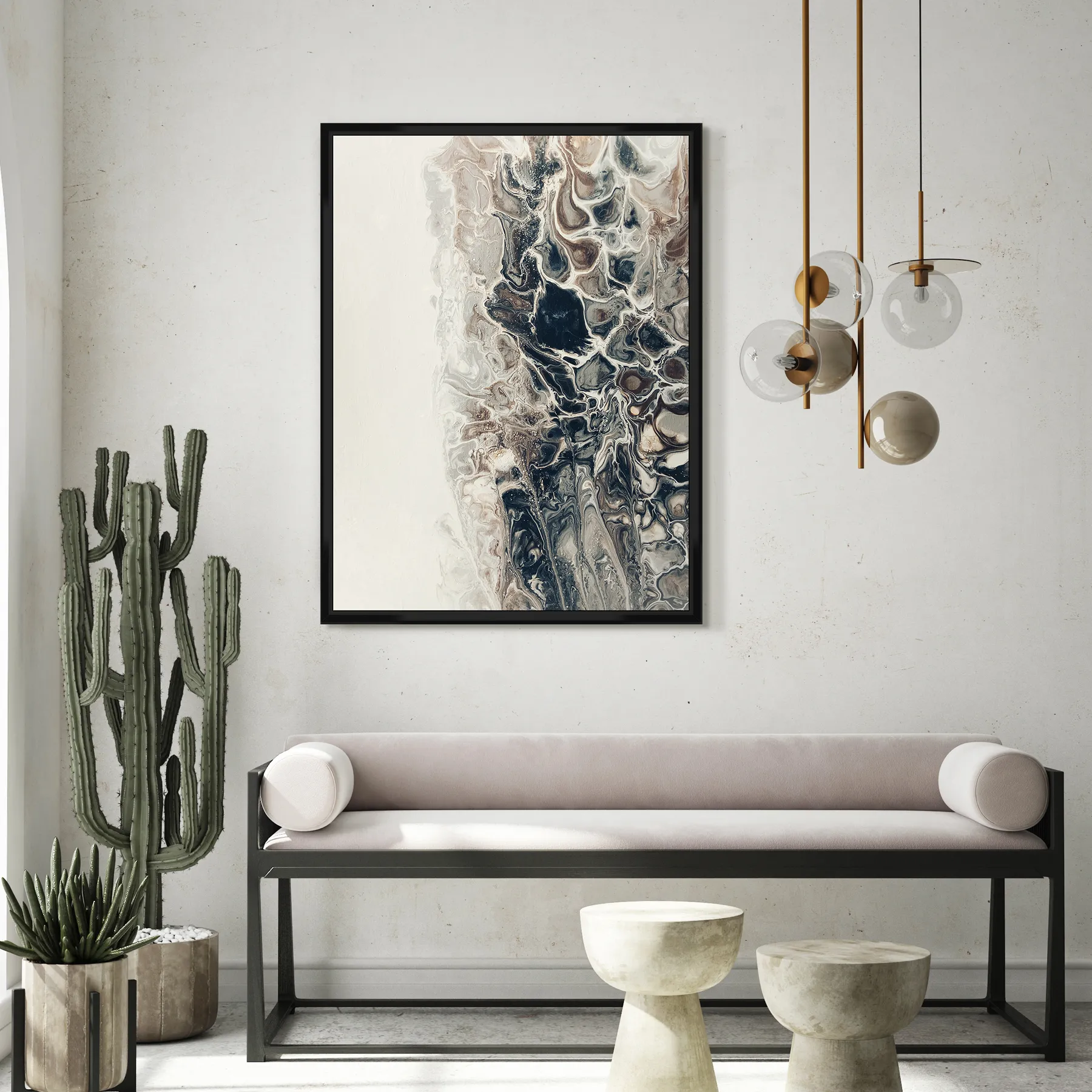 Incado Mixed Media - Beige Composition