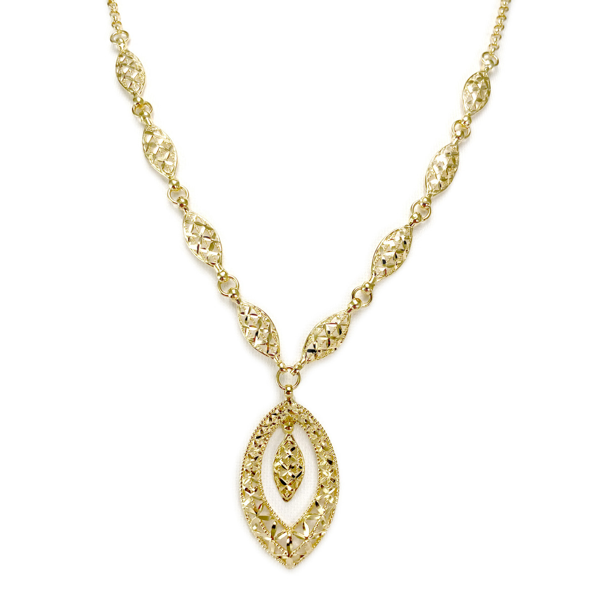 Collier d'occasion or 750 jaune 43.5 cm