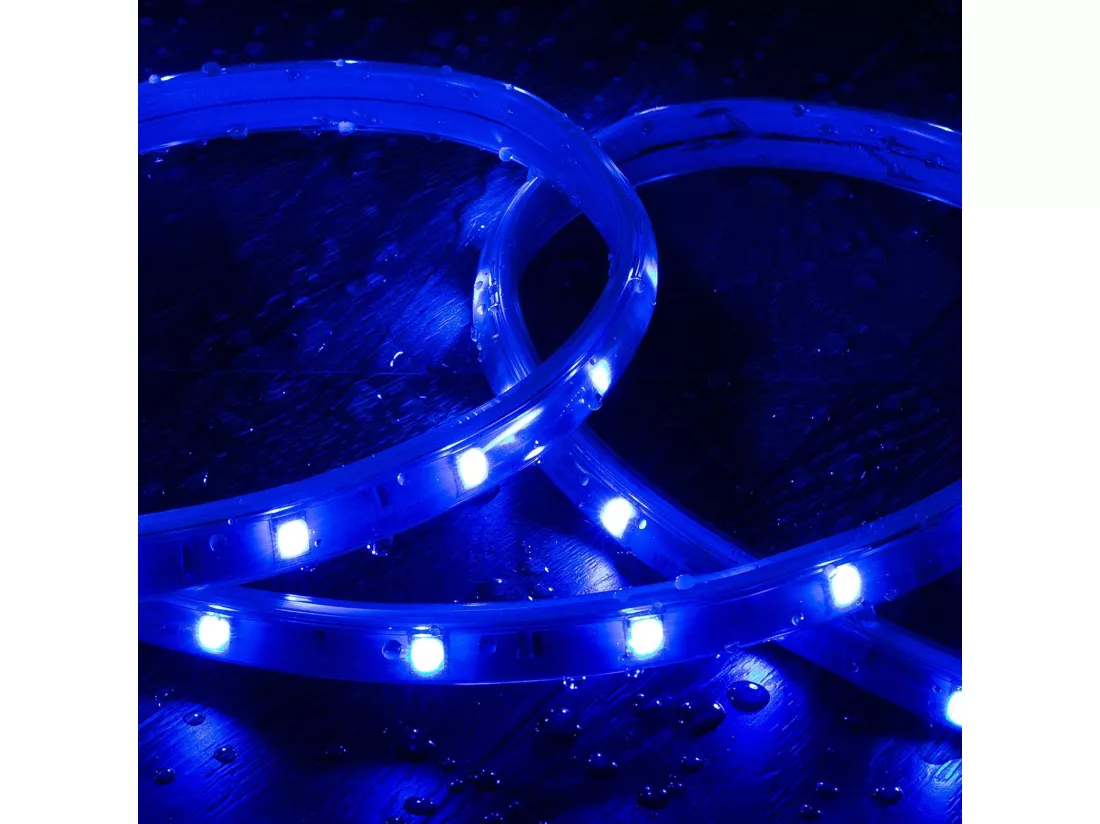 Ruban LED Extérieur Solaire 24V DC SMD2835 60 LED/m 15m IP65 Largeur 12mm Coupe 100 cm RGB