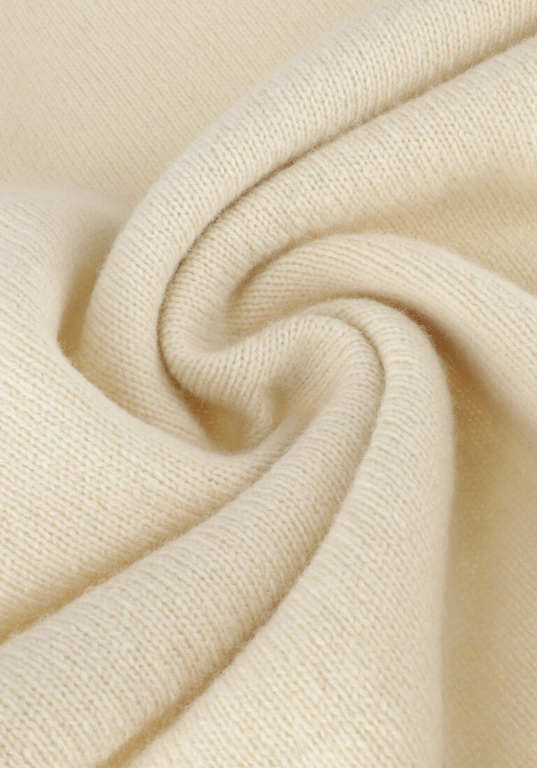 ANERKJENDT gebroken wit anerkjendt coltrui aknico solid roll neck lambswool
