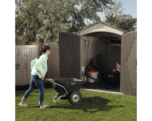 LIFETIME Project Factory tuinhuis met vloer, 214,5 x 213,5 cm, antraciet