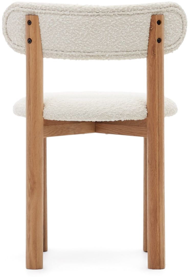 Kave Home Nebai Bouclé Eetkamerstoel