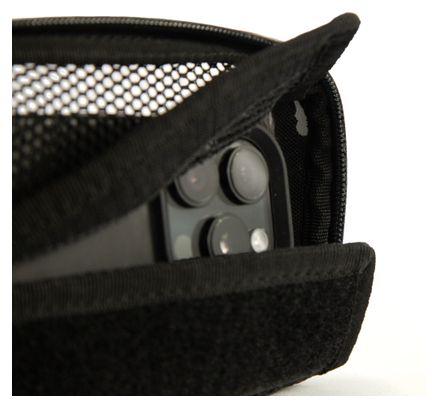 Sacoche de Cadre Buds Top Frame Bag avec Poche Smartphone 1.5L Noir