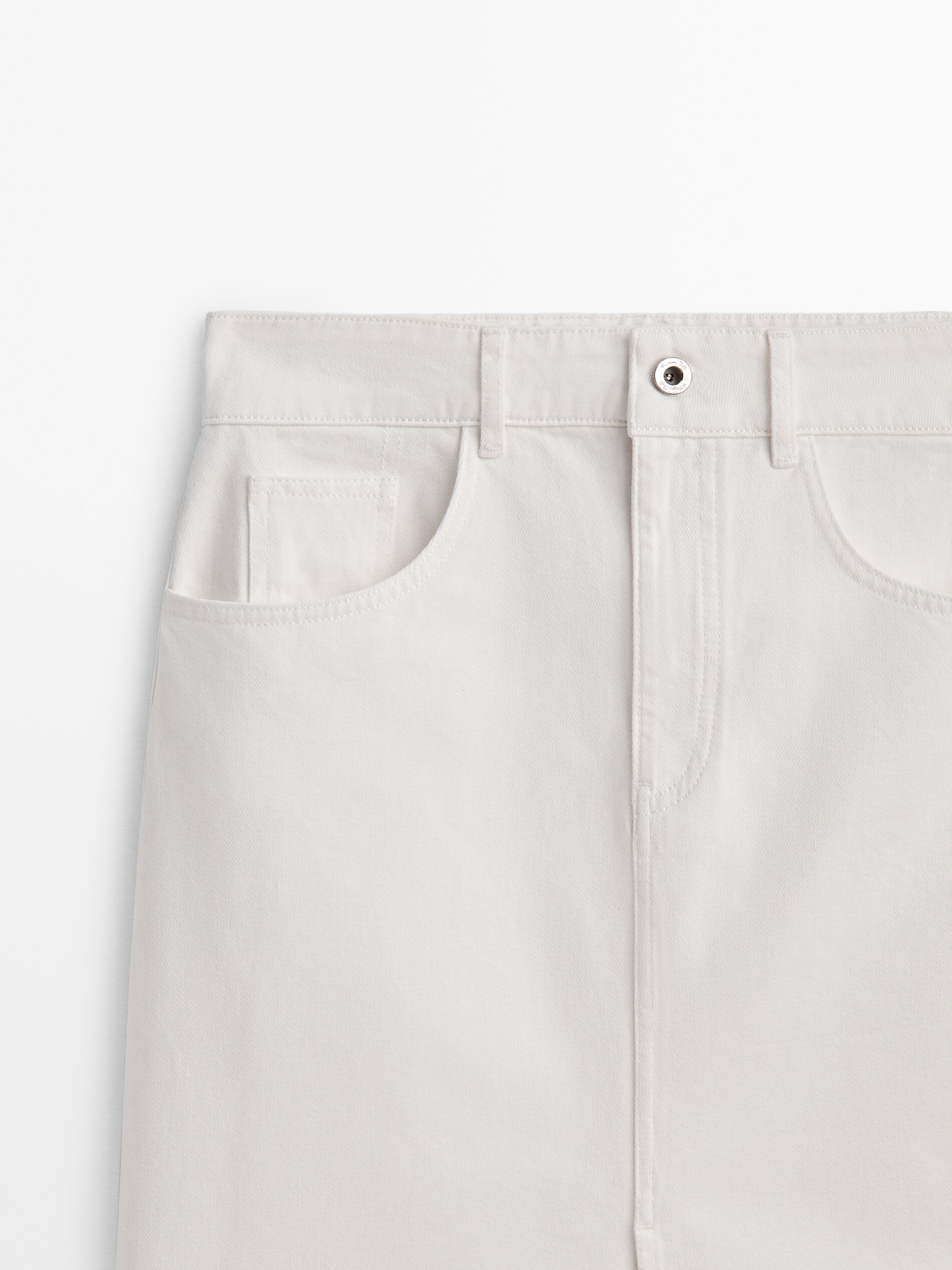 Saia jeans de cintura alta - RAW