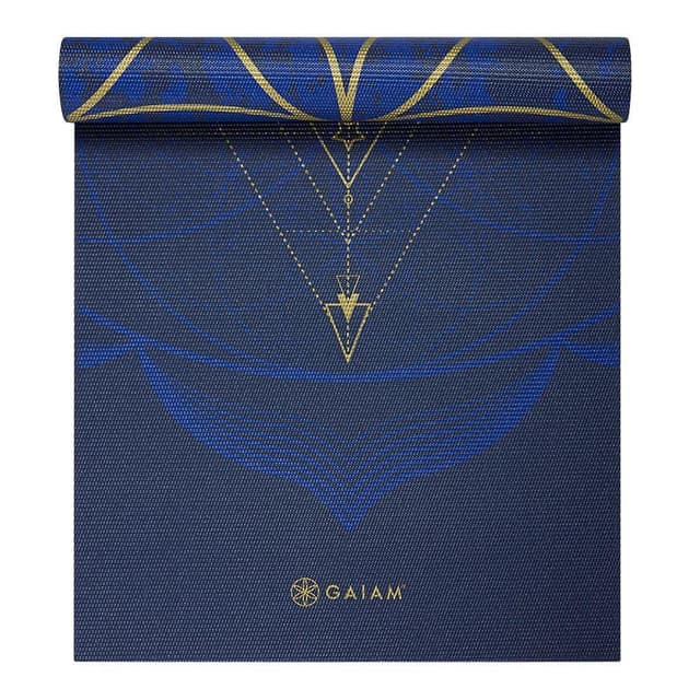 Gaiam Reversible Sun & Moon Yoga Mat 6mm Premium Metallic