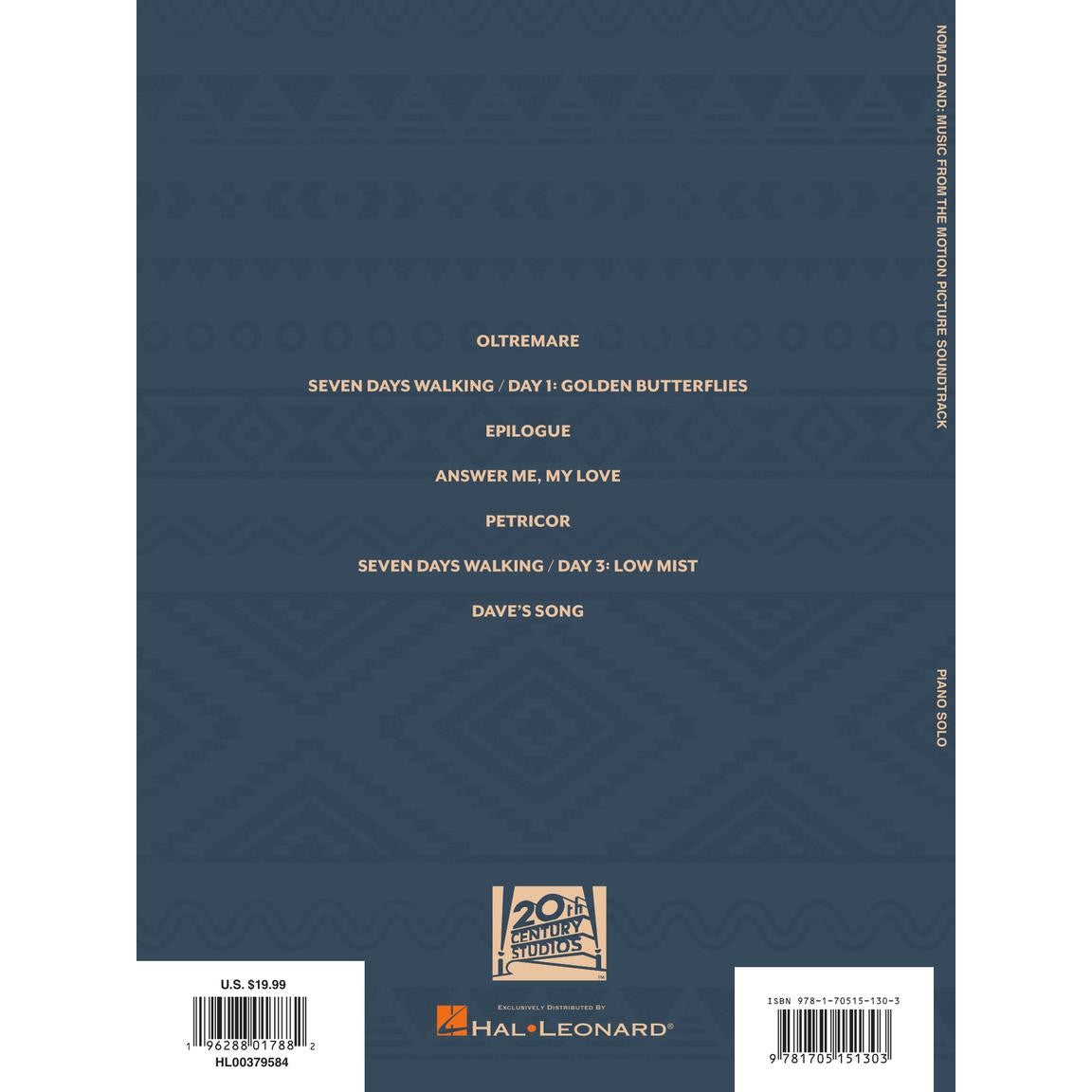 Hal Leonard Nomadland pianoboek