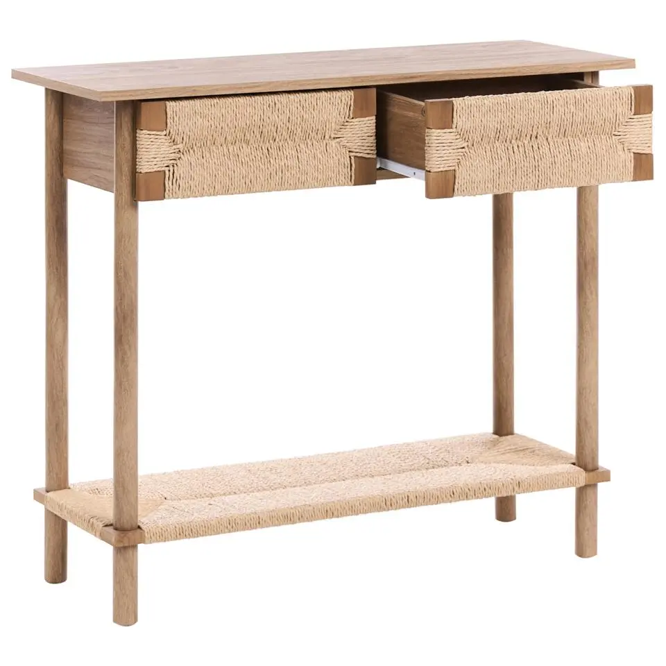 BONDI - Sidetable - Lichtbruin - Spaanplaat/Papierkoord