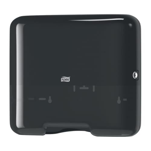 Distributeur d'essuie-mains pliés H3 mini noir Tork