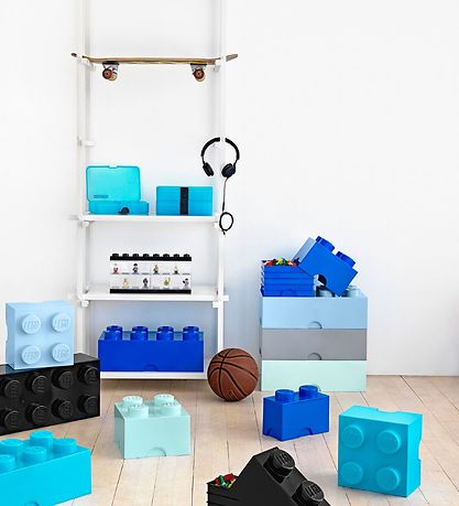 LEGO? Storage Opbevaringsboks - 8 Knopper - 50x25x18 - M?rkegr?