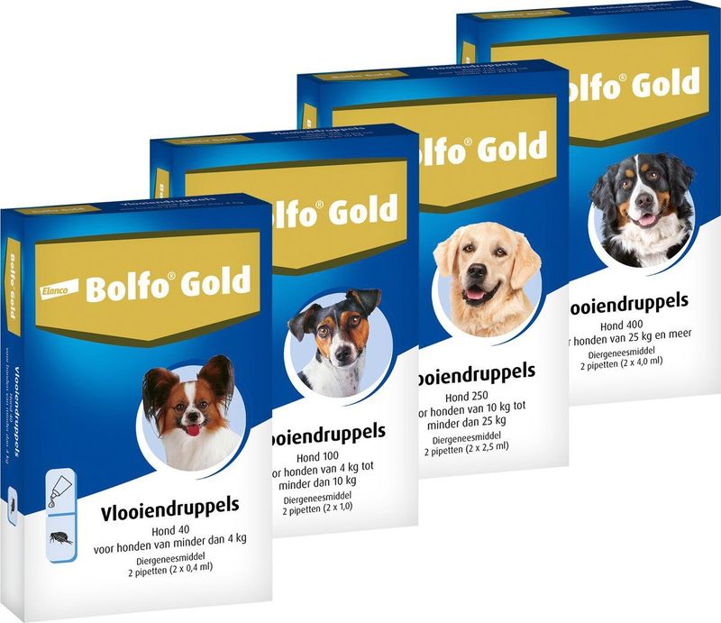 Bolfo Gold Hond Vlooiendruppels - 100 2 PIPET