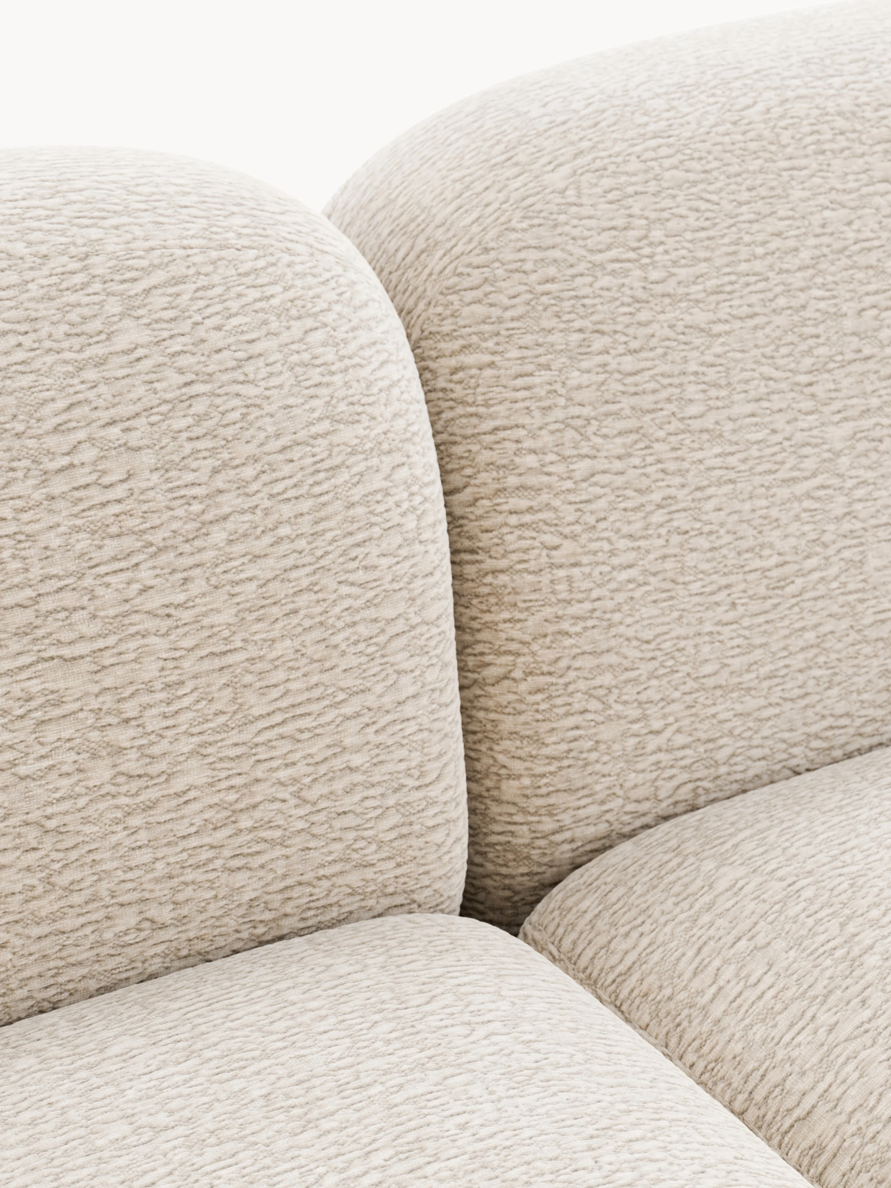 Modulaire hoekbank Wolke (4-zits) met chaise longue