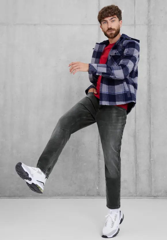 Regular Fit Jeans - vintage black random wash