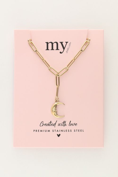 Lange schakelketting met maan